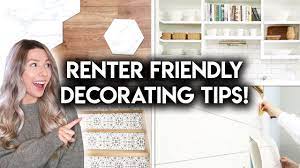12 Renter Friendly Home Decor Ideas Diy Removable Upgrades Youtube