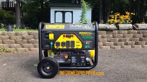 7000 watt dual fuel generator. Champion 7000 Watt Dual Fuel Generator Model 100155 Informed Prepper
