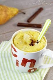 Mug Cake Poire Carambar Aud A La Cuisine Recette Mugcake Cake Poire Gateau Tasse