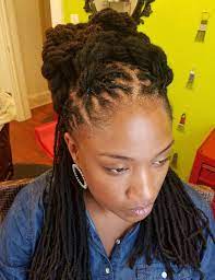 Pin By Nadia Jolie On Locs Natural Hair Styles Hair Styles Natural Hair Styles Easy