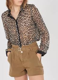 Très bon état pour ce pantalon stretch bel imprimé satiné. Ø¯ÙˆØ±Ø© Ø§Ù„Ù…Ø±Ø¨ÙŠ ØªØ¬Ù†Ø¨ Chemise Femme Imprime Leopard Kevinstead Com