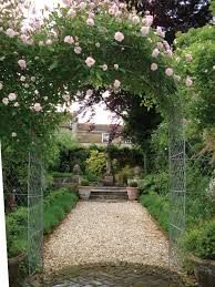 A Beautiful Rose Arch In Bath Somerset Hand Made Steel Lattice Wirework Arches Create A Stunni Door Canopy Designs Garden Arches Small Front Yard Landscaping