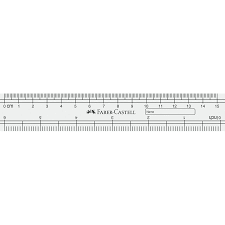 Between each centimeter (cm) mark, there should be 10 smaller marks called millimeters (mm). Plastic Ruler 15 Cm