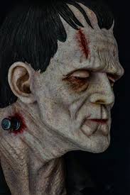 Freak monster silicone mold two-part resin cast