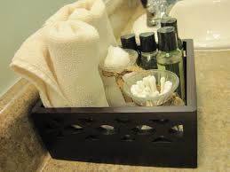 Toiletries For Guest Bathroom In Small Basket We Bring Home The Hotel Shampoo Sewing Kit Soaps To P Guest Bathroom Essentials Restroom Decor Guest Bathroom