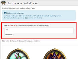 In this guide we will walk you through the essential steps required to build a solid, viable, and competitive hearthstone deck. Decks Von Hearthstoneheroes De Importieren Exportieren So Geht S