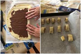 Le girelle alla nutella sono la merenda perfetta e golosa, con un vortice irresistibile di pasta biscotto bigusto e ghiotta crema alle nocciole. Girelle Di Pasta Frolla Con Nutella Le Ricette Di Francesca