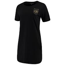 Women S 5th Ocean By New Era Black Lafc Athletic Baby Jersey Dress