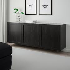 besta schrankkombination fur wandmontage schwarzbraun hanviken schwarzbraun ikea osterreich woonkamerstijlen woonkamer ontwerpen ikea