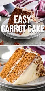 Easy Moist Carrot Cake Recipe Video Recipe Video Carrot Cake Recipe Healthy Desserts Carrot Cake Recipe Homemade