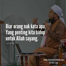 Biar apa orang kata kamu cantik ooo cantik lebih ranggi dari bintang tv. Pin By Bintu Jaafar On Ustaz Ebit Lew Lovely Quote Quran Quotes Islamic Quotes