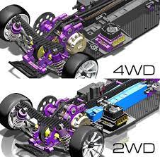 Mst 532125 Rmx-d Vip 4wd Electric Drift Car Chassis Purple Electric Car Conversion Car Radio Controlled Cars