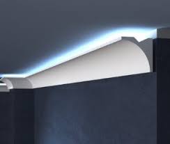 Abgehangte decke mit indirekter beleuchtung lichtvouten. Stuckleisten Indirekte Beleuchtung Fur Led Profile Von Decormarket