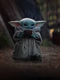 Cute, green, sleepy, and curious. Cute Baby Yoda Wallpapers Wallpaper Cave