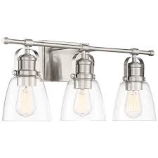 Kalen 23 1 2 Wide 3 Light Brushed Nickel Bath Light 61a93 Lamps Plus In 2021 Bath Light Bathroom Fixtures Brushed Nickel Brushed Nickel Bathroom