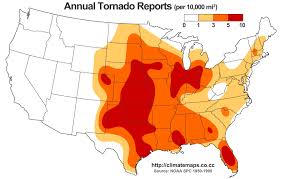 As would be expected by the name, tornado alley has had relatively consistent activity throughout the region. Texas Tornado Facts