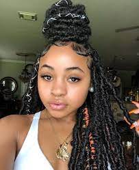 Faux Locs Curly Hair Faux Locs Hairstyles Locs Hairstyles Natural Hair Styles