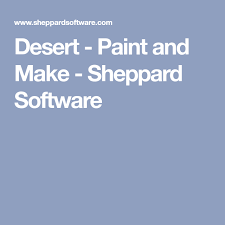 At sheppardsoftware.com your child has access to educational games online. Desert Paint And Make Sheppard Software Desert Painting Deserts How To Make