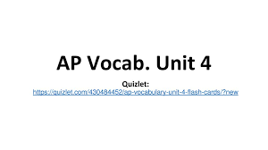 Diary of anne frank quizlet / she describe her all important experience in her childhood in her diary. Ap Vocab Unit 4 Quizlet Ppt Download