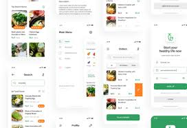 Package includes 25+ screen sketch, figma & xd files. Sayur Healthy Food Delivery Ios Ui App Design In Ux Ui Kits On Yellow Images Creative Store