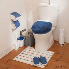 商品検索ホームセンター通販のカインズ トイレマット ｎｖボーダー トイレファブリック トイレマット トイレ