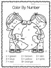 чем покрасить волосы в зеленый цвет на один день Colorear Earth Day Worksheets Earth Day Coloring Pages Earth Day