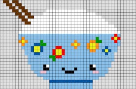 Rice Bowl Pixel Art Modele Pixel Art Pixel Art Minecraft Et Dessin Pixel