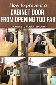 How to adjust a cabinet door hinge. How To Keep A Cabinet Door From Opening Too Far The Easiest Way