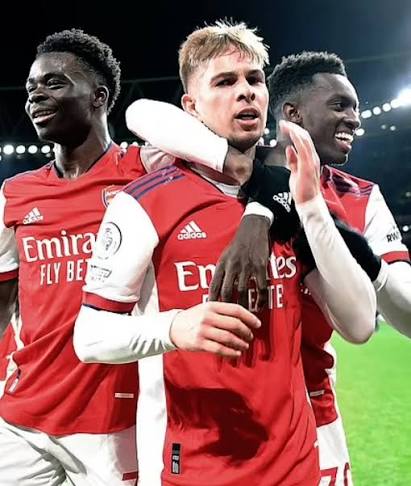 Goals for Eddie Nketiah, Bukayo Saka and Emile Smith Rowe 🔥 The Hale End  boys running riot 😍