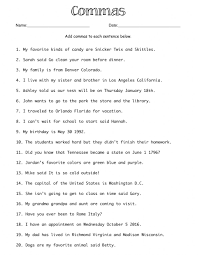 Join the oxford comma debate, and practice using commas in lists, with this worksheet about using commas for kids, and adults, can be a tricky thing. Commas Practice Worksheet