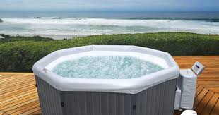 Mspa Tuscany Bubble 6 Person 132 Jet Inflatable Hot Tub Reviews Wayfair Hot Tub Inflatable Hot Tubs Hot Tub Backyard