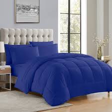 Find great deals on ebay for royal blue comforter set. Sweet Home Collection Luxury 7 Piece Bed In A Bag Down Alternative Comforter And Sheet Set Royal Blue Queen Walmart Com Walmart Com