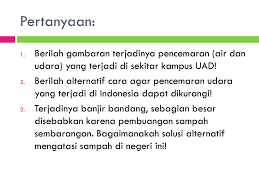 Langkah mengatasi pencemaran air : Pencemaran Ppt Download