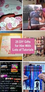 30 thoughtful gifts that say 'i love you' without words. 25 Diy Gifts For Him With Lots Of Tutorials 2017
