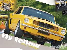 Image result for Phoenician Yellow 1965 Mustang