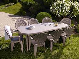 grand ensemble de repas d exterieur pour 8 personnes vendu chez decostock table de jardin table de jardin alu grosfillex