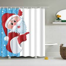 Walmart.com has been visited by 1m+ users in the past month Bathroom Shower Curtains Hanging Decor Funny Festival Style Holiday Merry Christmas Happy Shower Curtain Waterproof Polyester Buy At The Price Of 10 36 In Aliexpress Com Imall Com