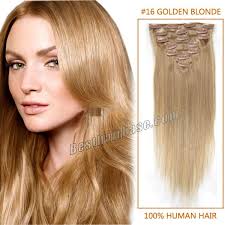 24 Inch Glossy Straight Clip In Remy Human Hair Extensions 16 Golden Blonde 7 Pieces Hair Extensions Online Remy Human Hair Extensions Human Hair Extensions