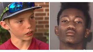 11-year-old boy fights off intruder with machete