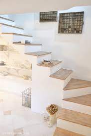 Vivre Shabby Chic Casa Rivestire In Legno Una Scala Interna Scale Interne Progettazione Scale Progetto Casa