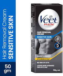 Includes aloe vera for pain relief from sunburns and other damaged skin conditions. Buy Veet Hair Removal Cream For Men Sensitive Skin Cream 50 Gm Features Price Reviews Online In India Justdial