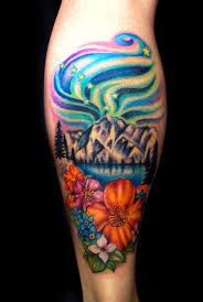 Pin By Erin Moody On Tattoo Ideas Alaska Tattoo Tattoos Northern Lights Tattoo