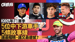 F1｜2024五個中下游車手的故事：誰是最佳誰又最遺憾？