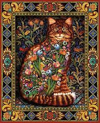 1500 x 1083 jpeg 440 кб. Tapestry Cat Jigsaw Puzzle 1000 Pieces 24 X30 Wm402 Amazon De Spielzeug