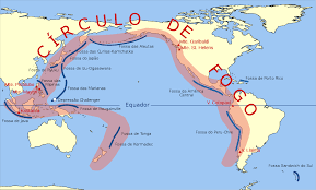 O termo círculo de fogo do pacífico se refere à uma região do oceano pacífico que é conhecida pela grande quantidade de terremotos e tsunamis. Circulo De Fogo Do Pacifico Wikipedia A Enciclopedia Livre