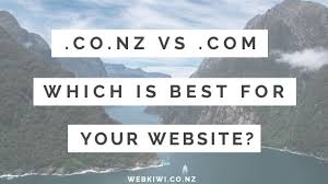 Co Nz Vs Com Domain Name Which Is Better Webkiwi