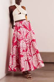 STUDIO 189 Alicia printed cotton maxi skirt | NET-A-PORTER