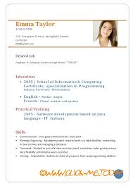 Fresher Resume Format Download Pdf