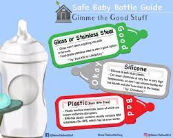 Non Toxic Baby Bottles Plastic Glass Stainless Steel Or Silicone