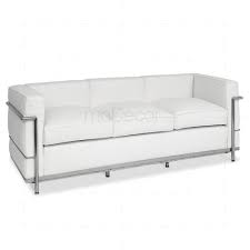 Hallo, zu verkaufen sind zwei sofas. Lc2 Sofa Dreisitzer Mit Weissem Leder Modecor Hochwertige Designkl 1 069 00